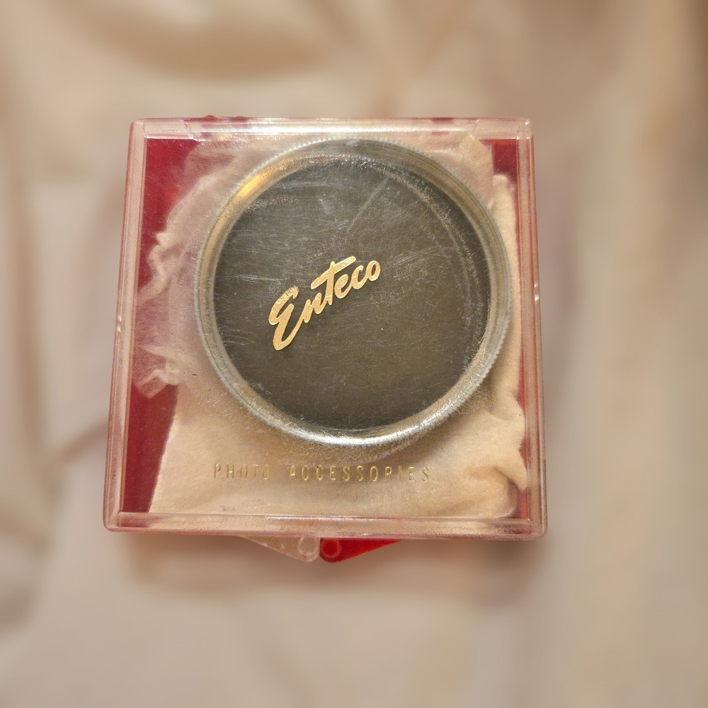 VTG Tiffen Polarizer 49mm Camera Lens Filter Silver USA Rotating Mount EUC Film